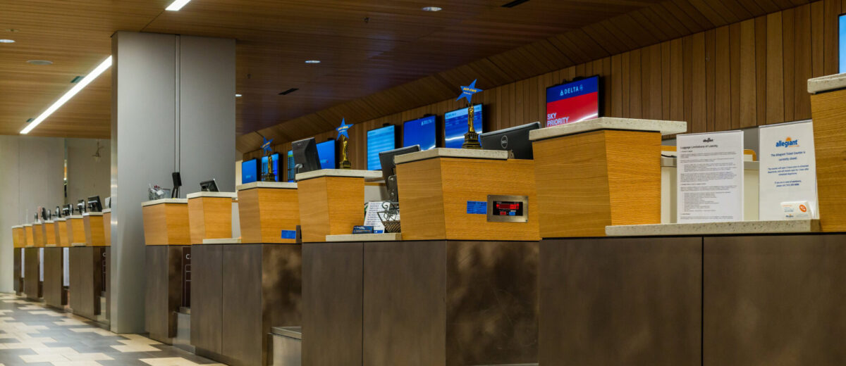 photo of BIA terminal counters remodel