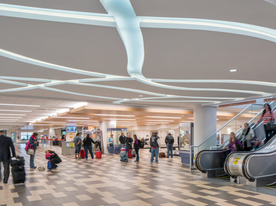 photo of bangor international airport first floor terminal